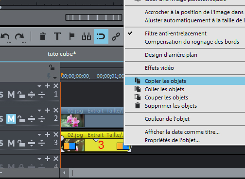 MAGIX VDL : créer un cube animé